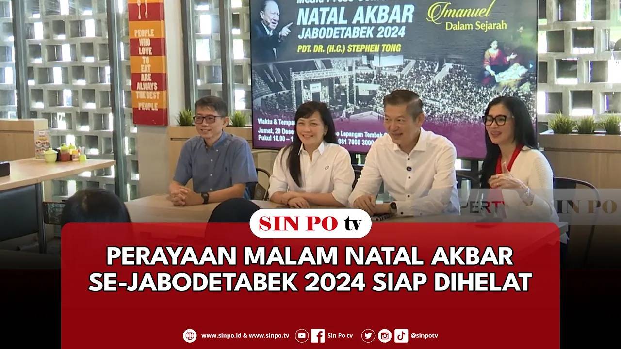 Perayaan Malam Natal Akbar Se-Jabodetabek 2024 Siap Dihelat