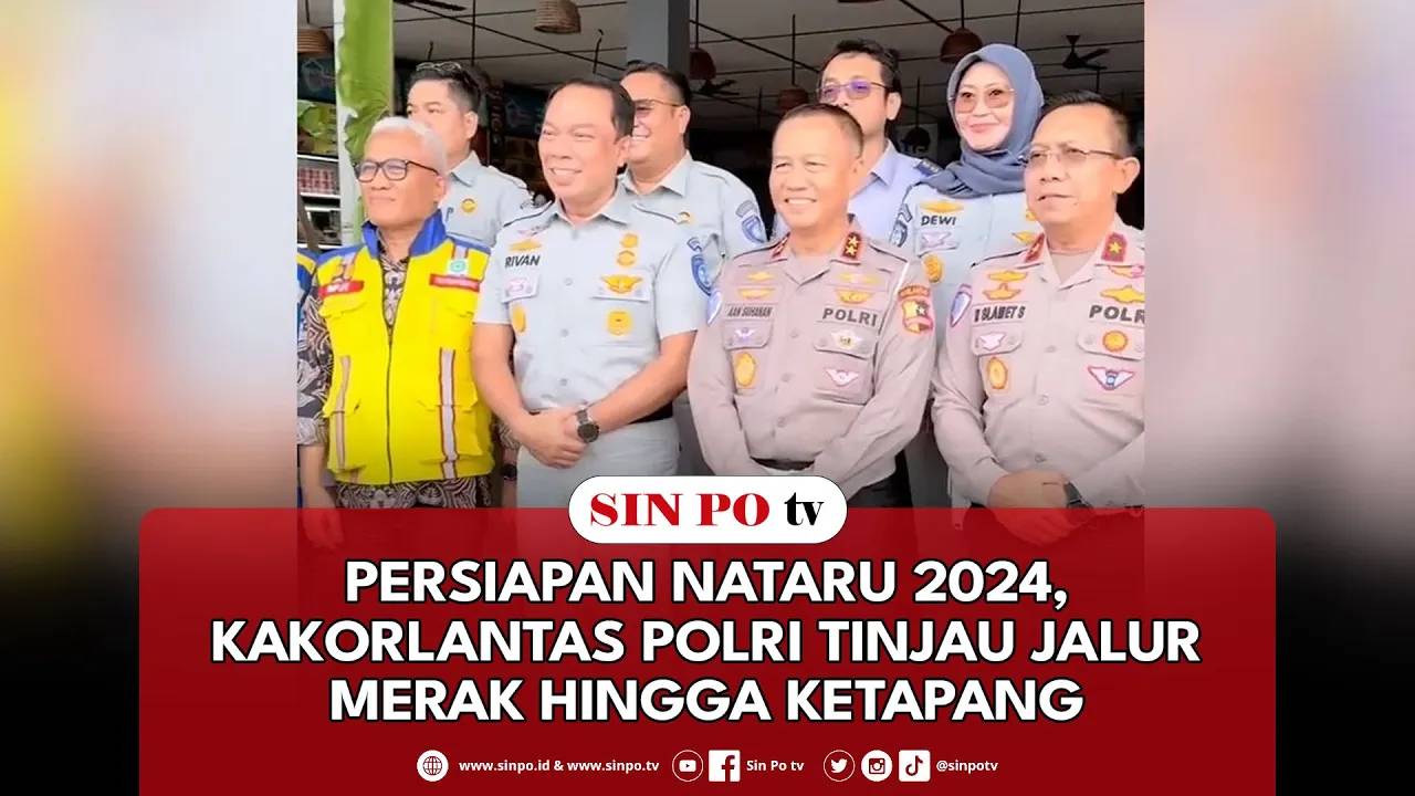 Persiapan Nataru 2024, Kakorlantas Polri Tinjau Jalur Merak Hingga Ketapang