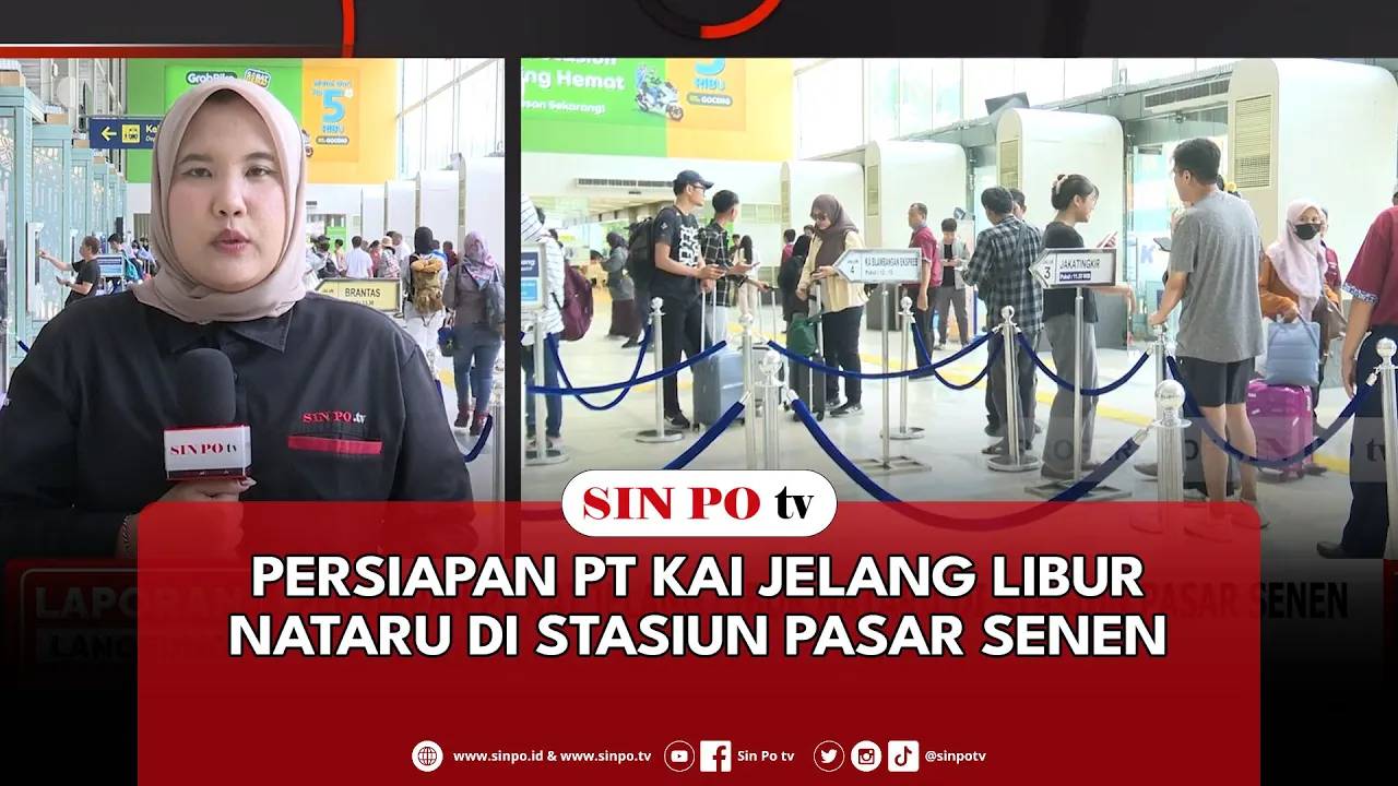 Persiapan PT KAI Jelang Libur Nataru Di Stasiun Pasar Senen