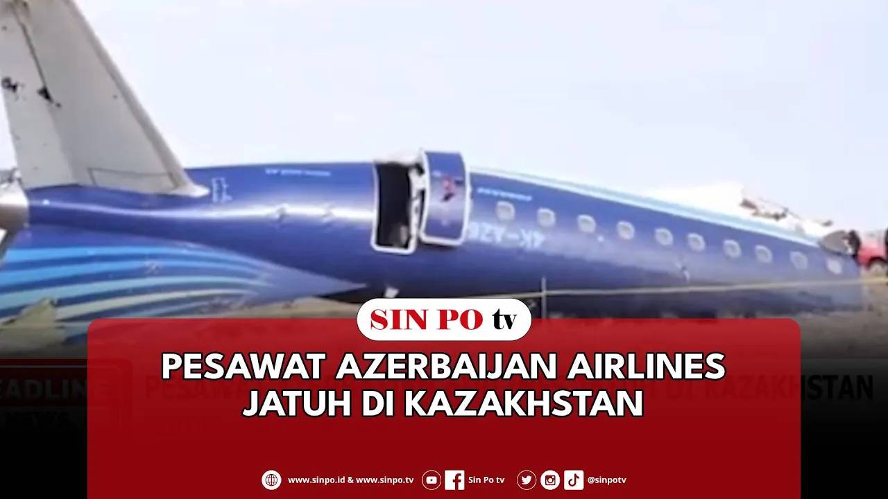 Pesawat Azerbaijan Airlines Jatuh Di Kazakhstan