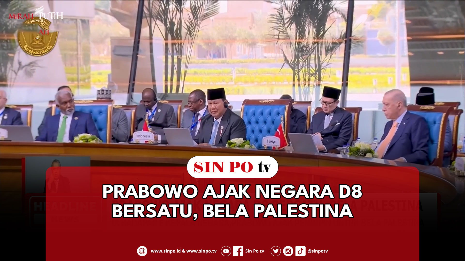 Prabowo Ajak Negara D8 Bersatu, Bela Palestina