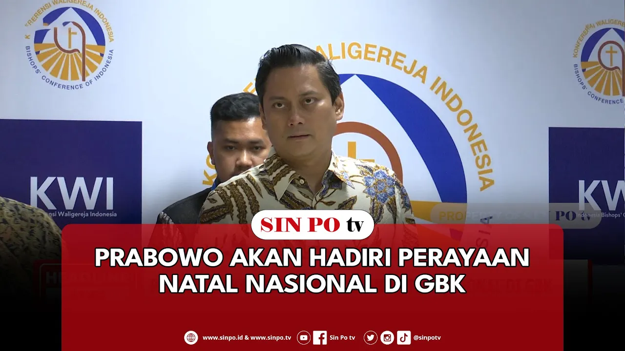 Prabowo Akan Hadiri Perayaan Natal Nasional Di GBK