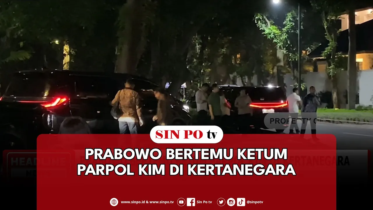 Prabowo Bertemu Ketum Parpol KIM Di Kertanegara