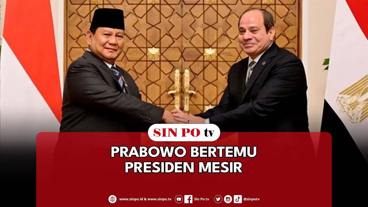 Prabowo Bertemu Presiden Mesir