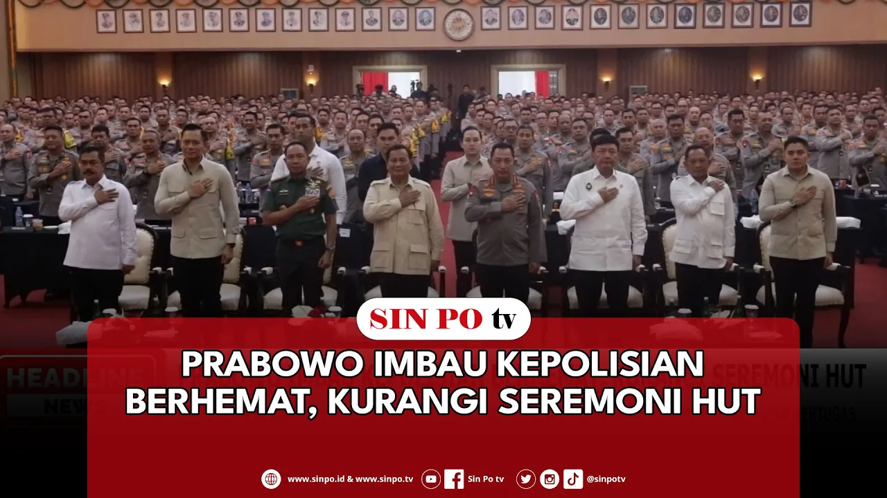 Prabowo Imbau Kepolisian Berhemat, Kurangi Seremoni HUT