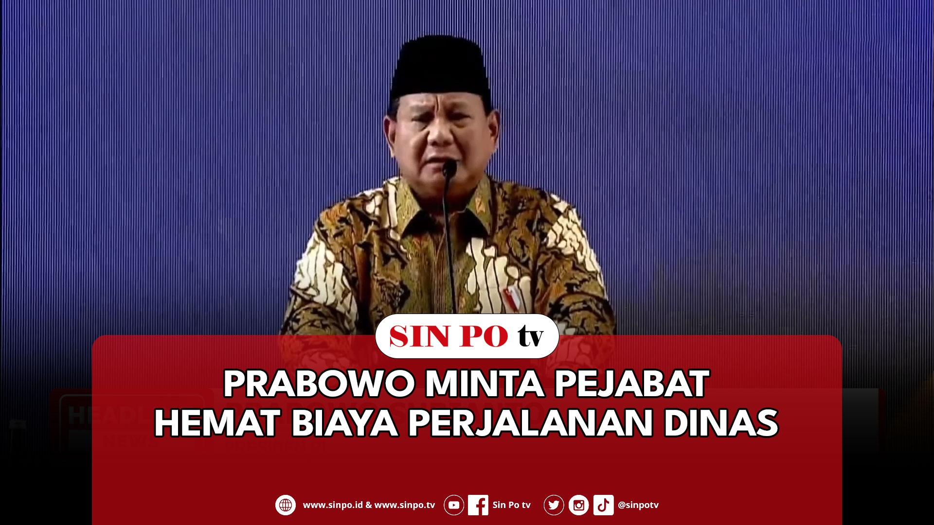 Prabowo Minta Pejabat Hemat Biaya Perjalanan Dinas