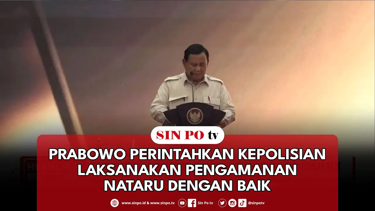 Prabowo Perintahkan Kepolisian Laksanakan Pengamanan Nataru Dengan Baik