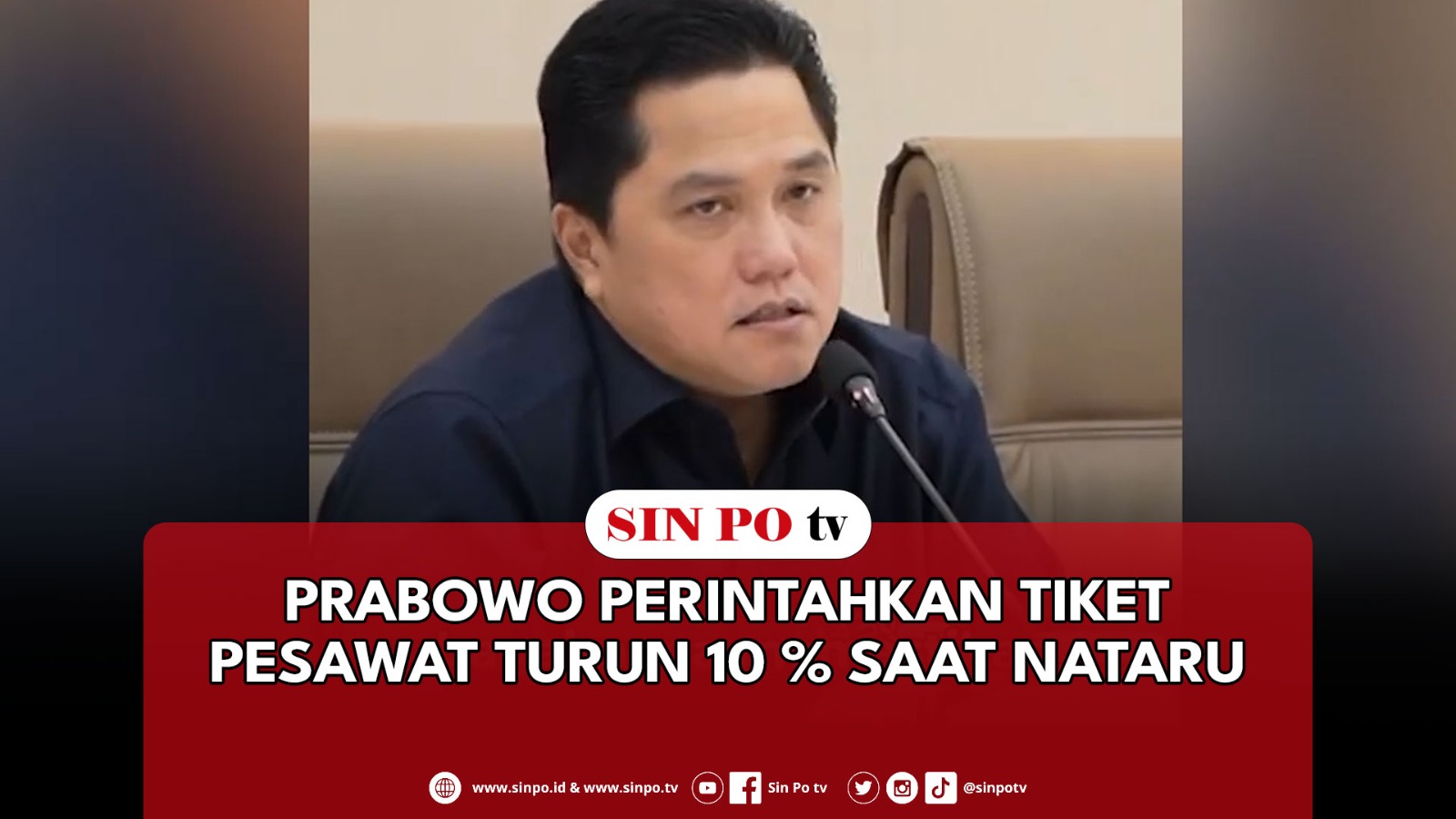 Prabowo Perintahkan Tiket Pesawat Turun 10% Saat Nataru