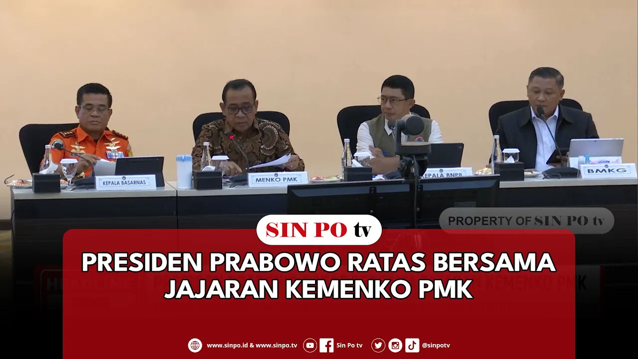 Presiden Prabowo Ratas Bersama Jajaran Kemenko PMK