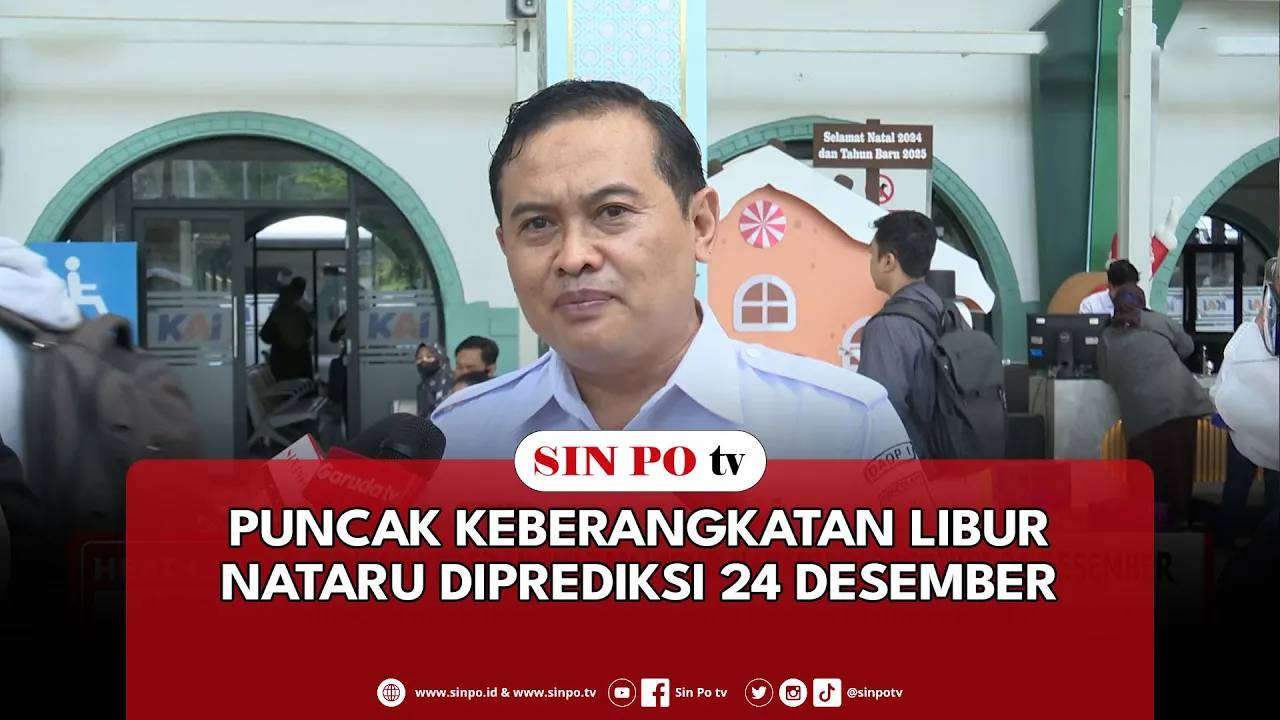 Puncak Keberangkatan Libur Nataru Diprediksi 24 Desember