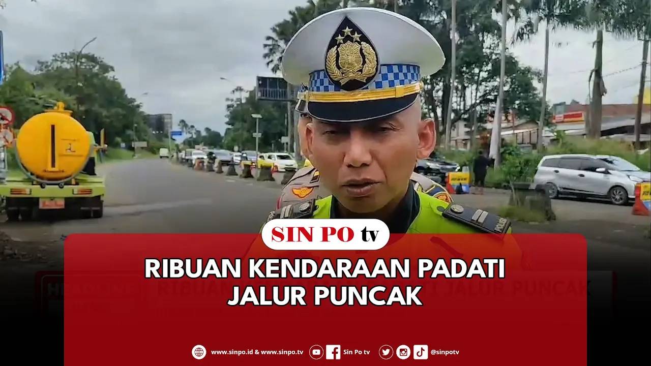 Ribuan Kendaraan Padati Jalur Puncak