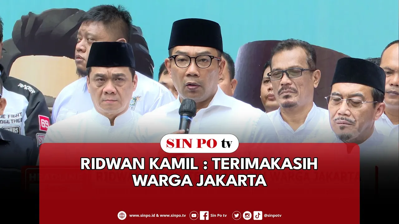 Ridwan Kamil : Terimakasih Warga Jakarta