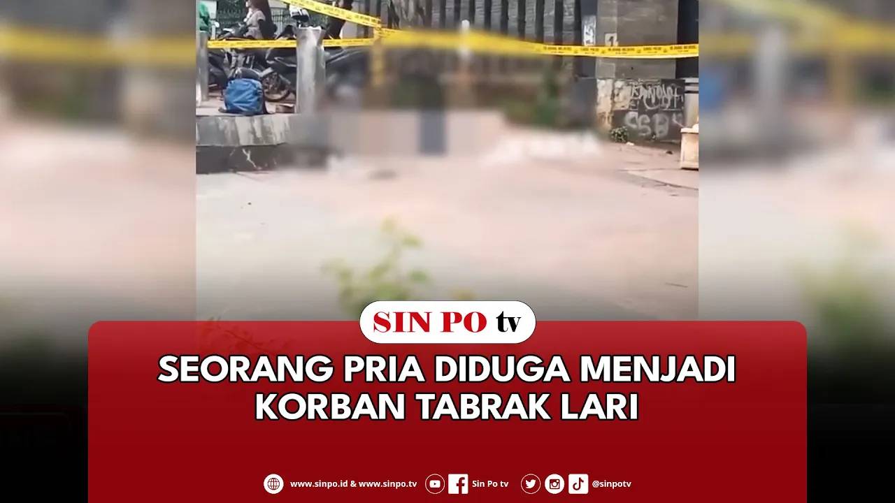 Seorang Pria Diduga Menjadi Korban Tabrak Lari