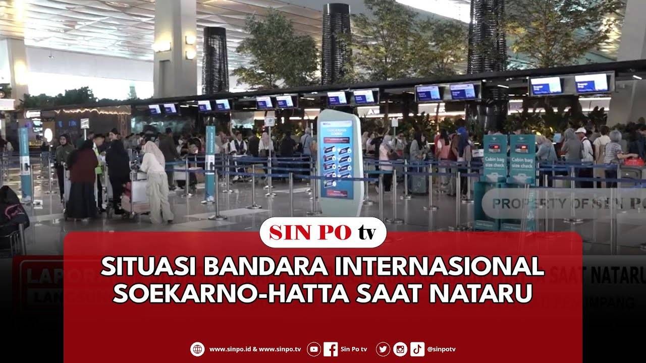 Situasi Bandara Internasional Soekarno-Hatta Saat Nataru