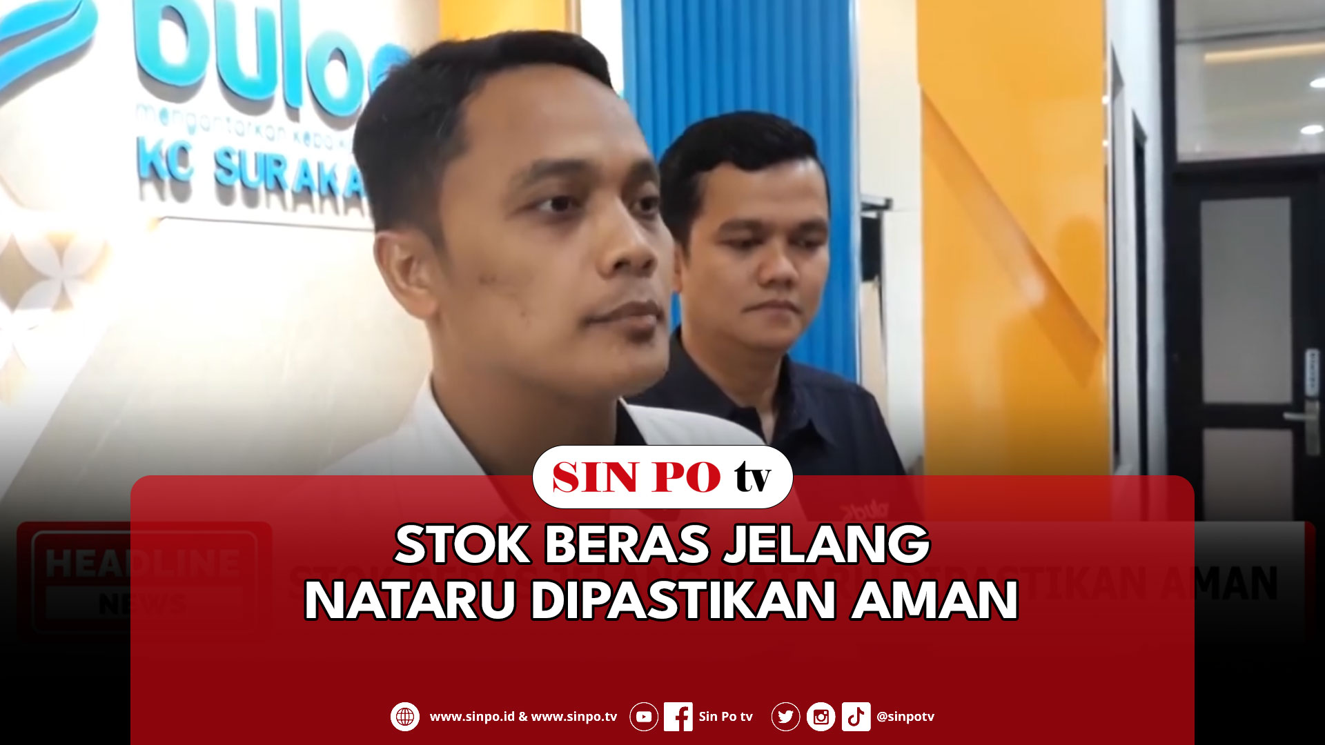 Stok Beras Jelang Nataru Dipastikan Aman