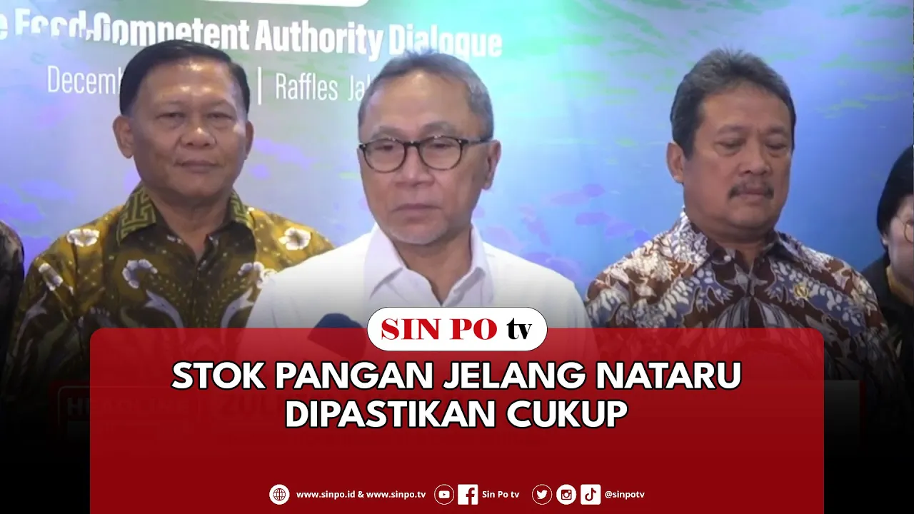 Stok Pangan Jelang Nataru Dipastikan Cukup