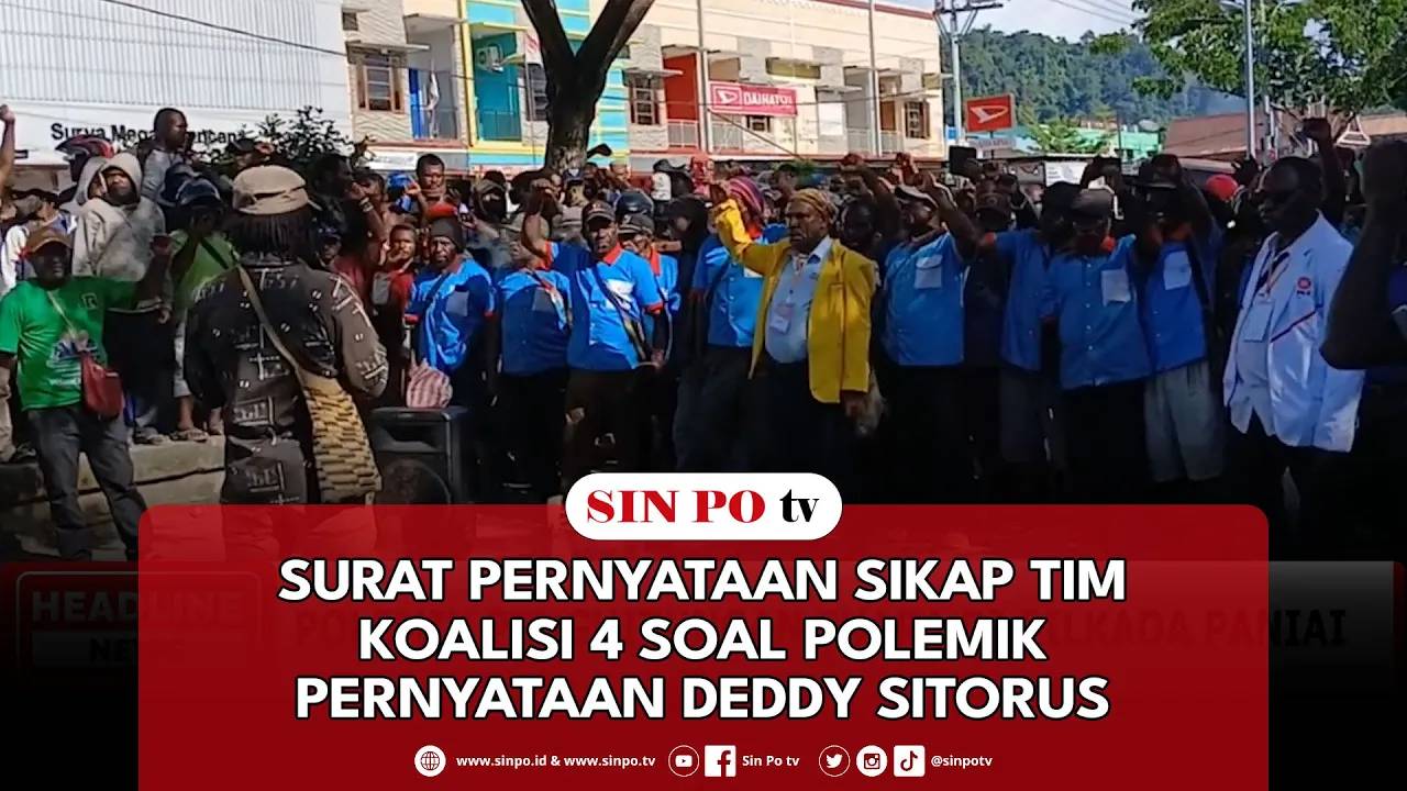 Surat Pernyataan Sikap Tim Koalisi 4 Soal Polemik Pernyataan Deddy Sitorus