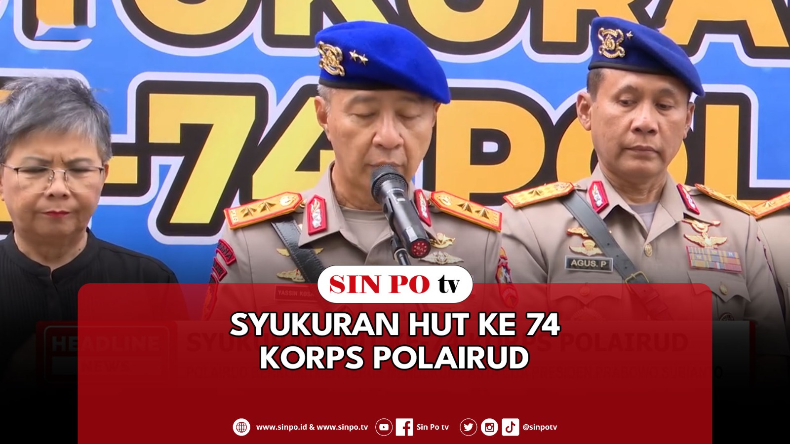 Syukuran HUT Ke 74 Korps Polairud