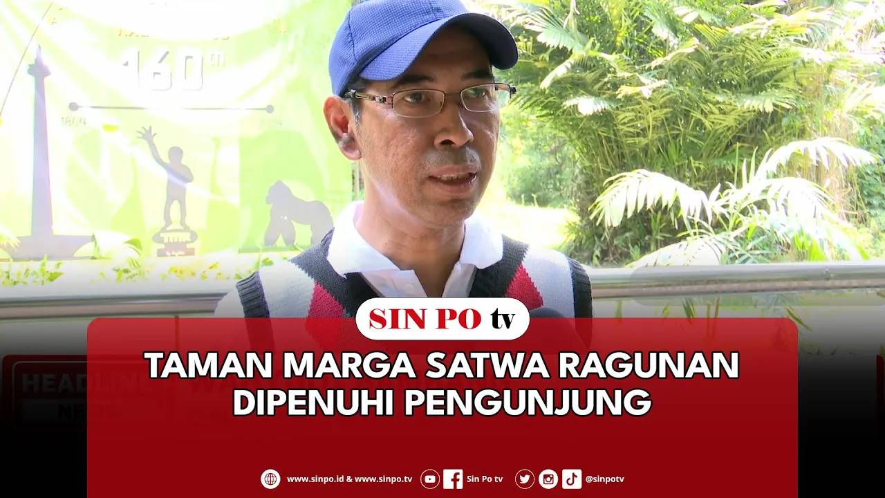 Taman Marga Satwa Ragunan Dipenuhi Pengunjung