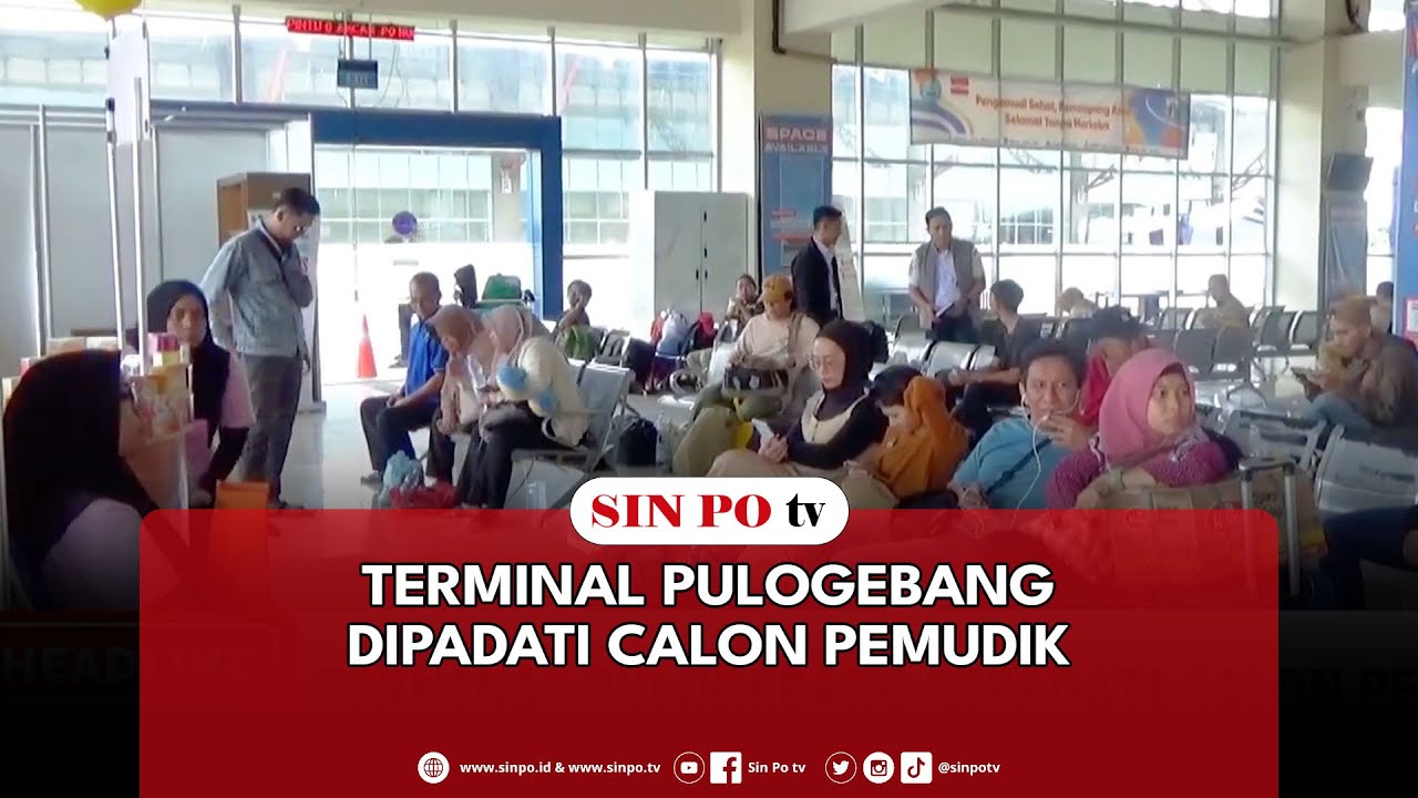 Terminal Pulogebang Dipadati Calon Pemudik