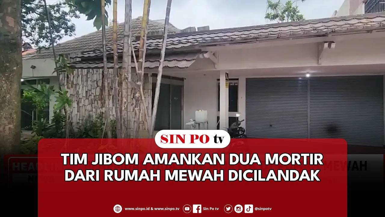 Tim Jibom Amankan Dua Mortir Dari Rumah Mewah Dicilandak