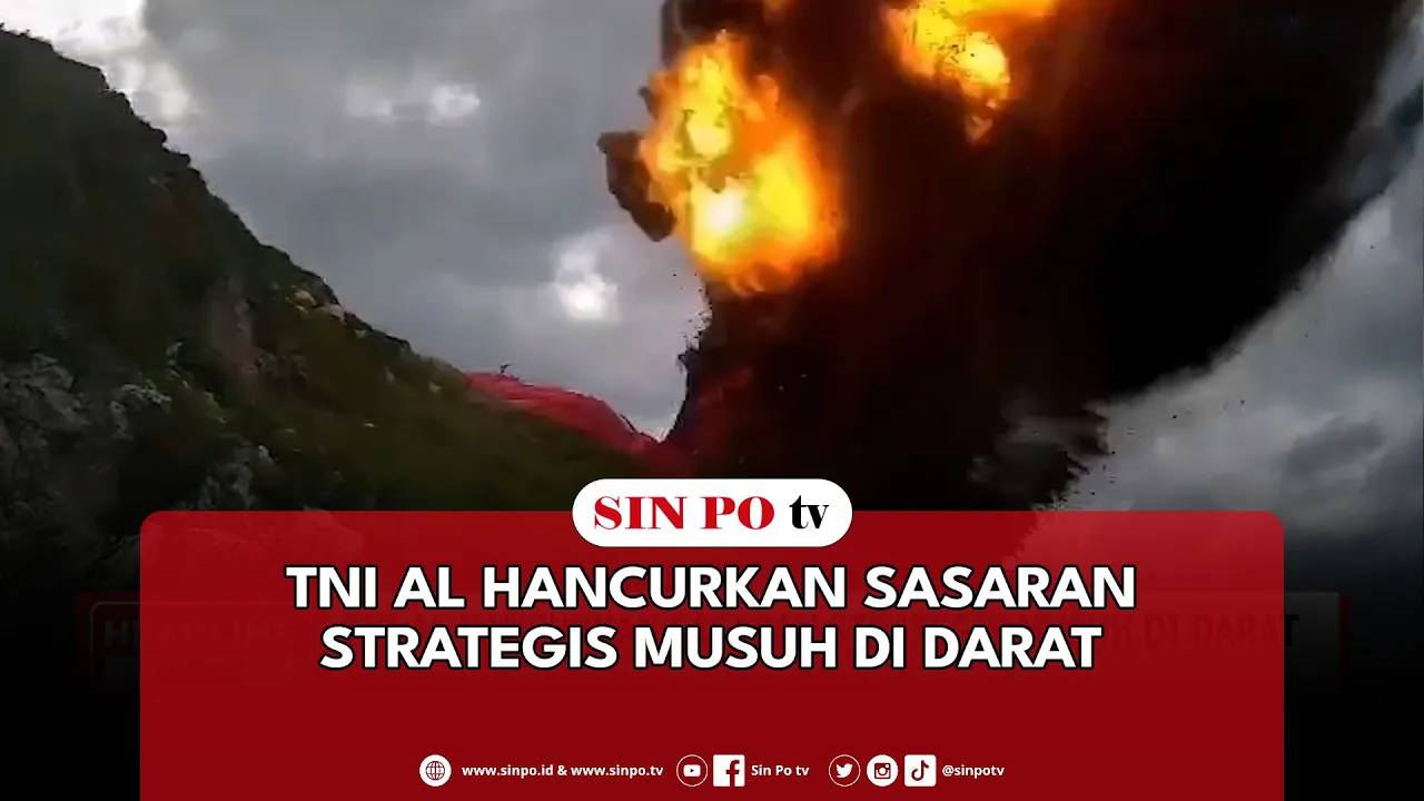 TNI AL Hancurkan Sasaran Strategis Musuh Di Darat