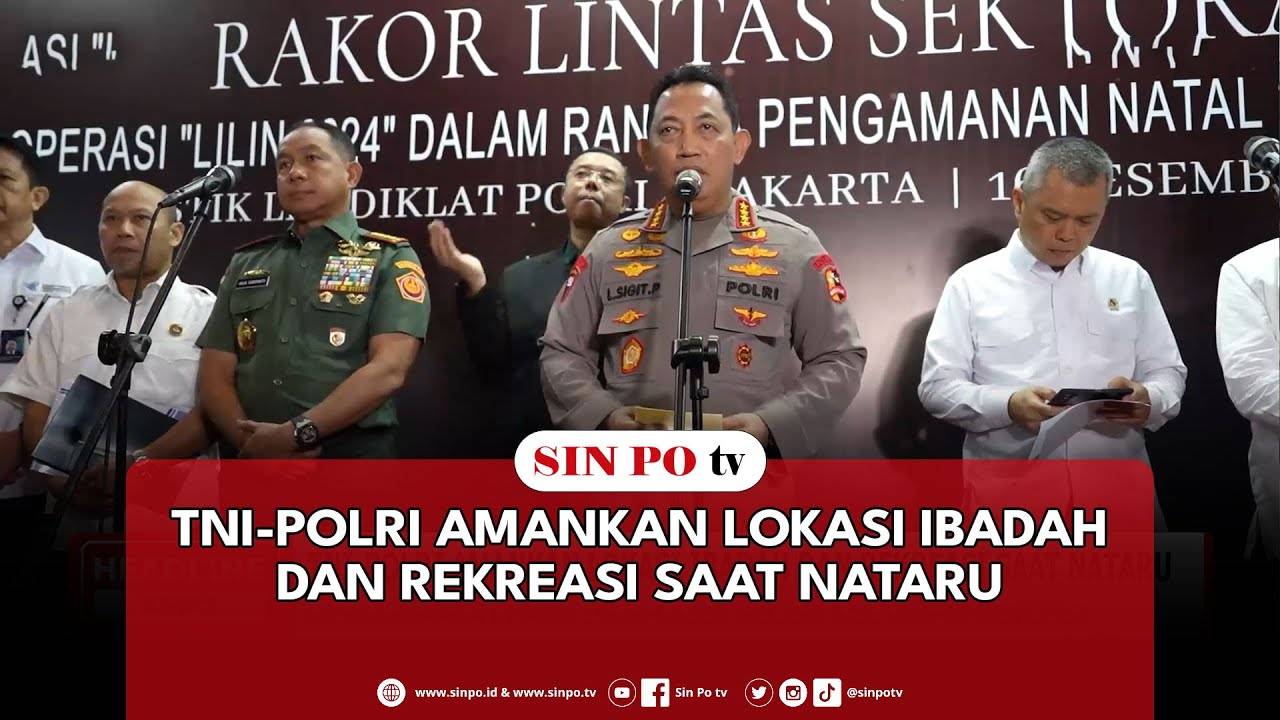 TNI-Polri Amankan Lokasi Ibadah Dan Rekreasi Saat Nataru