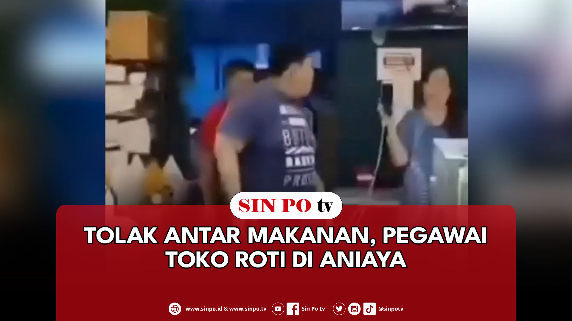 Tolak Antar Makanan, Pegawai Toko Roti Di Aniaya