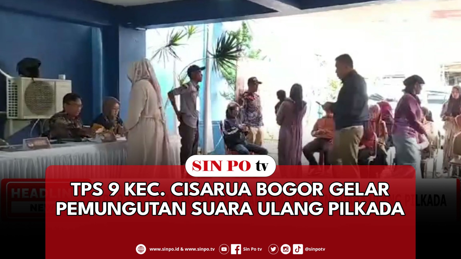 TPS 9 Kec. Cisarua Bogor Gelar Pemungutan Suara Ulang Pilkada