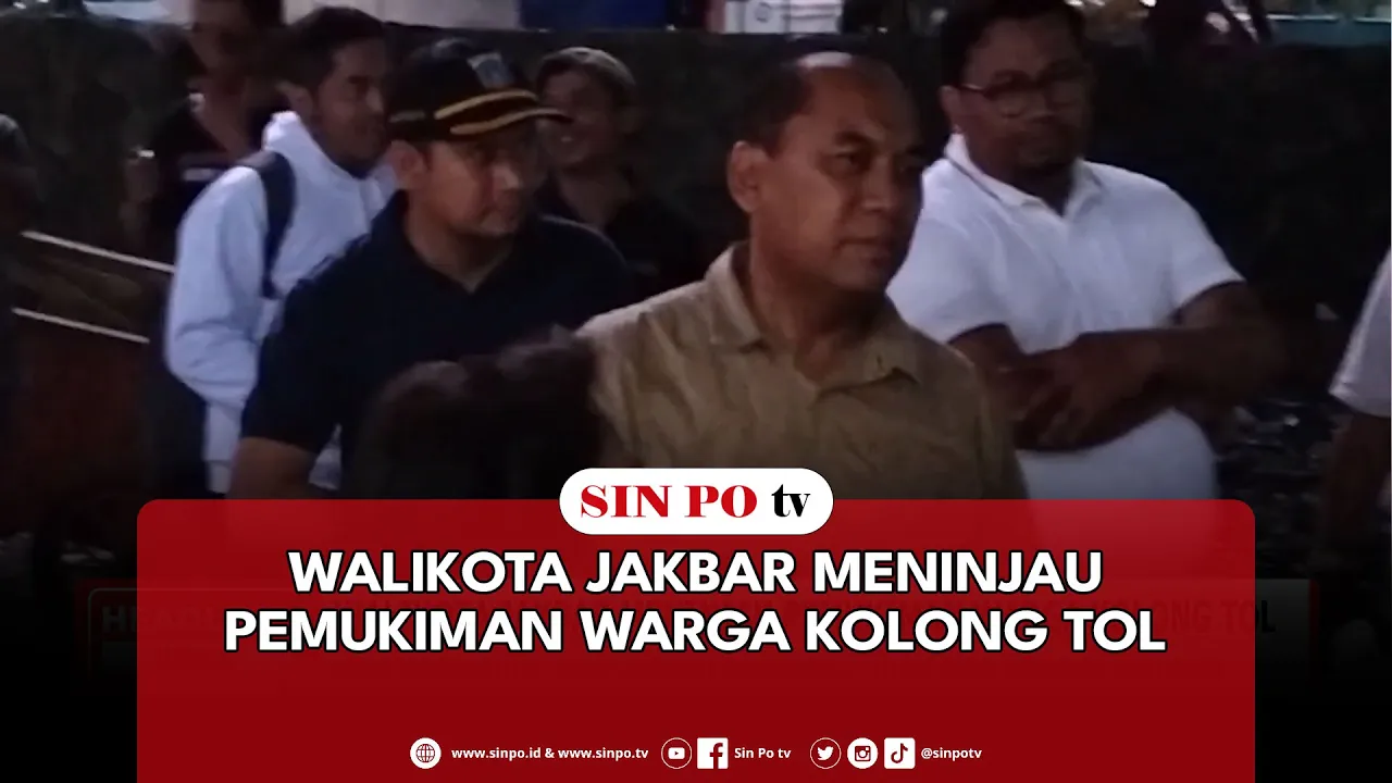 Walikota Jakbar Meninjau Pemukiman Warga Kolong Tol