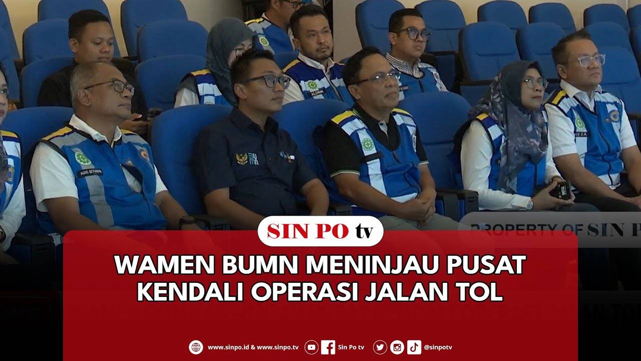 Wamen BUMN Meninjau Pusat Kendali Operasi Jalan Tol