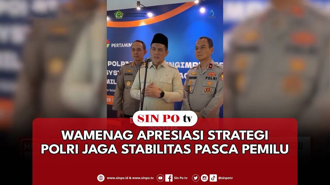 Wamenag Apresiasi Strategi Polri Jaga Stabilitas Pasca Pemilu