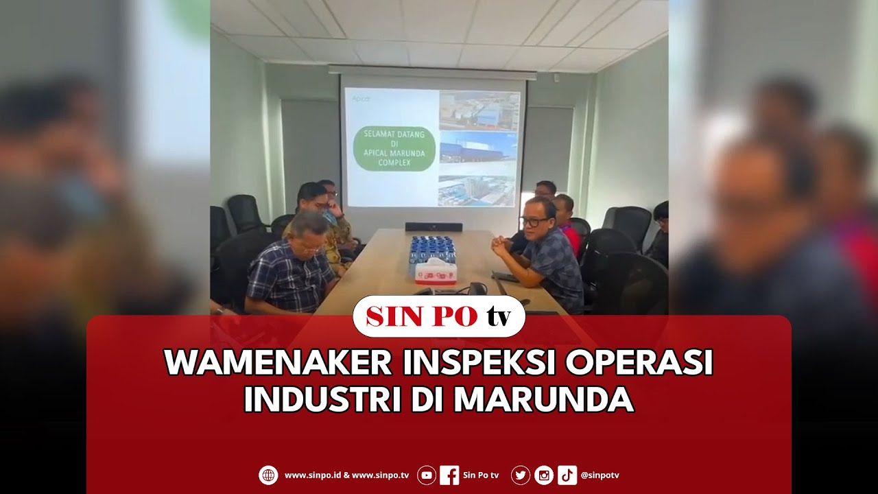 Wamenaker Inspeksi Operasi Industri Di Marunda