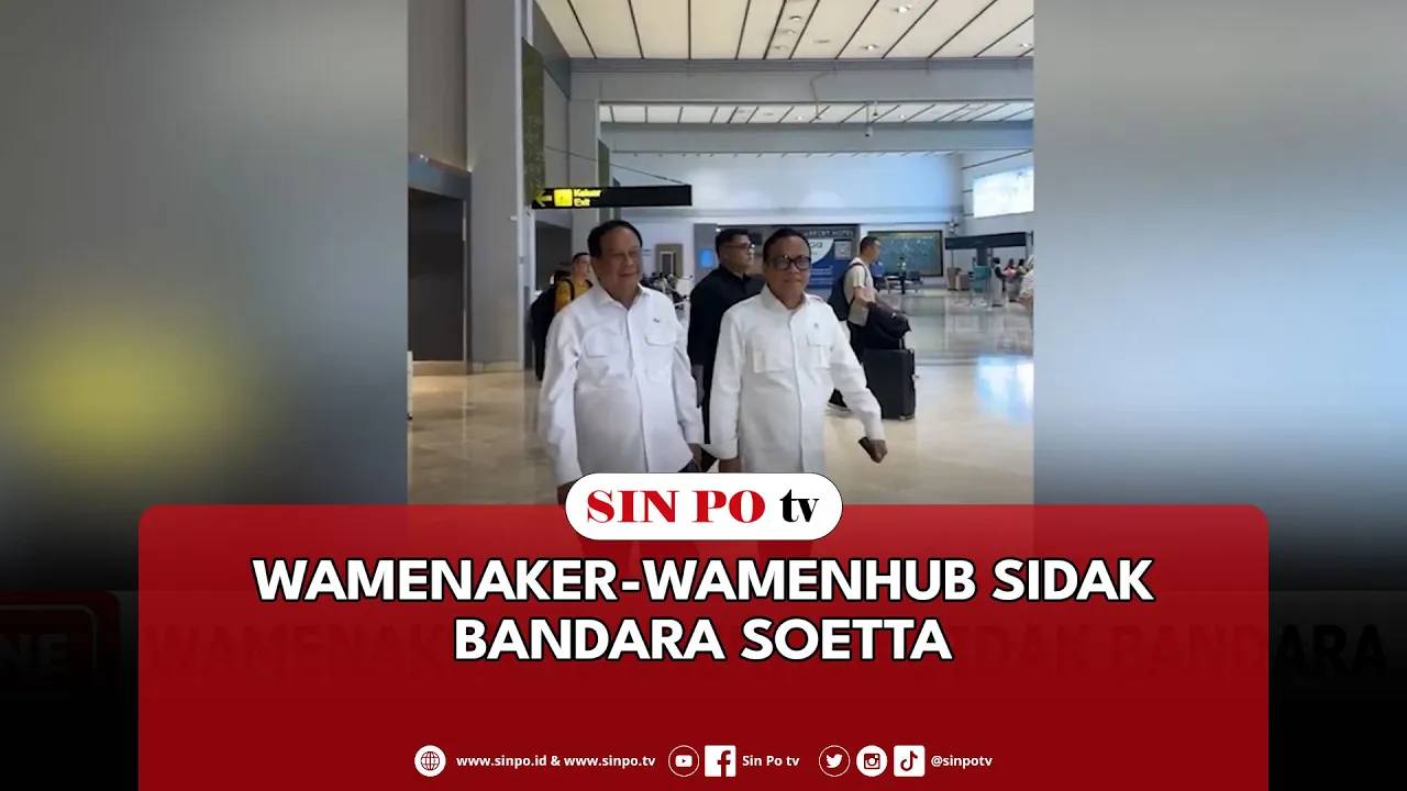 Wamenaker-Wamenhub Sidak Bandara Soetta