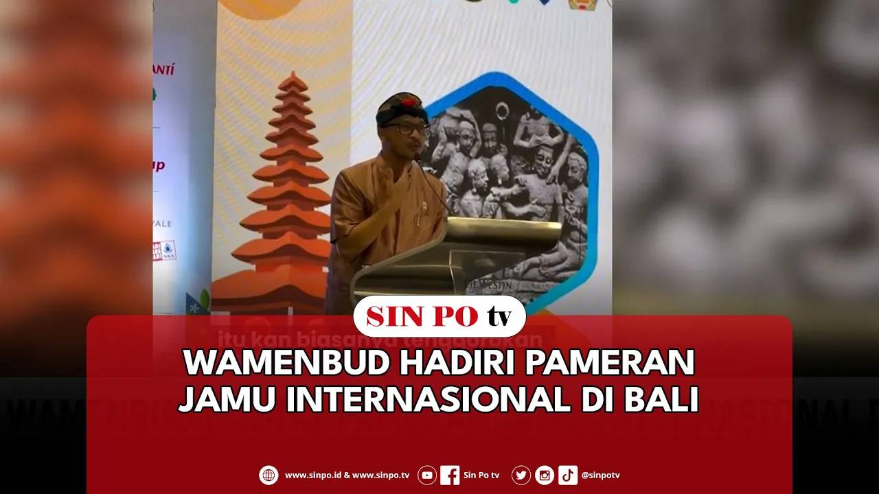 Wamenbud Hadiri Pameran Jamu Internasional Di Bali