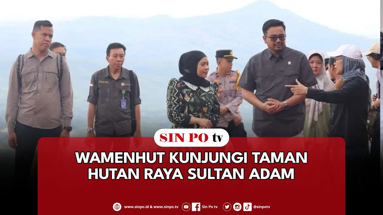 Wamenhut Kunjungi Taman Hutan Raya Sultan Adam