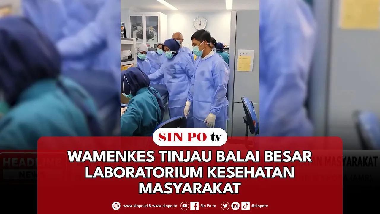 Wamenkes Tinjau Balai Besar Laboratorium Kesehatan Masyarakat