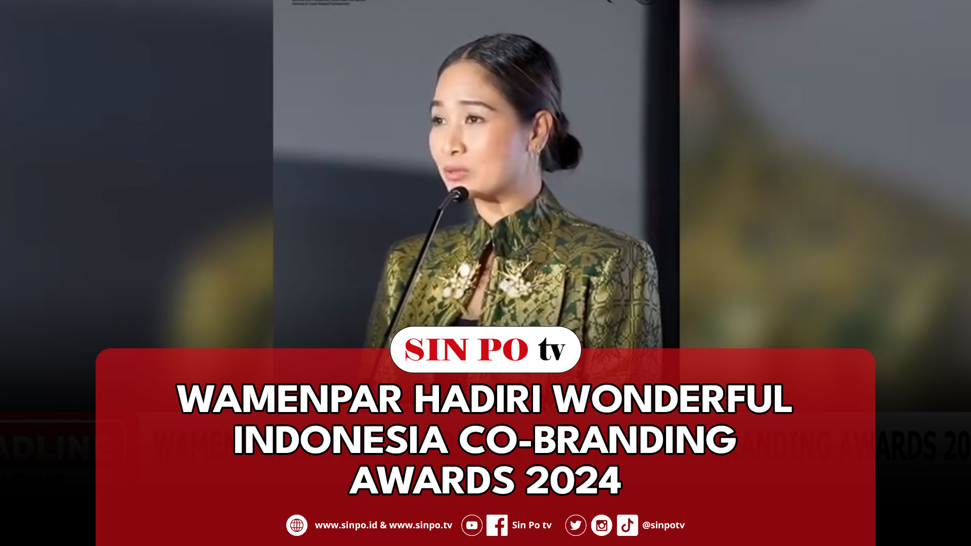 Wamenpar Hadiri Wonderful Indonesia Co-Branding Awards 2024