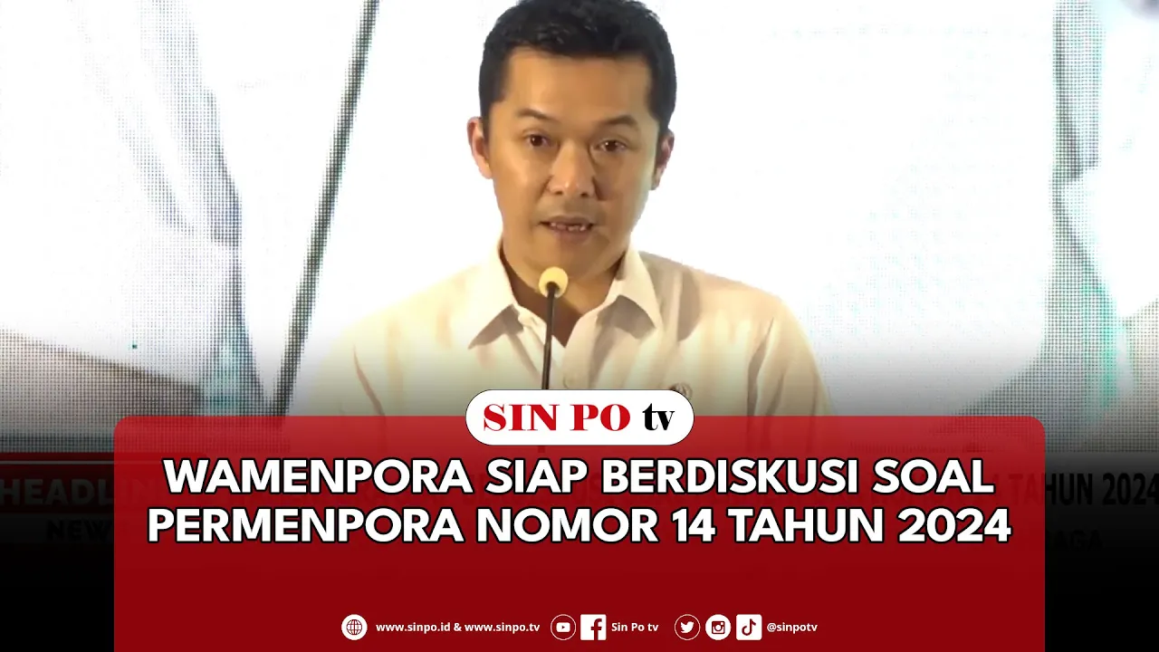 Wamenpora Siap Berdiskusi Soal Permenpora Nomor 14 Tahun 2024