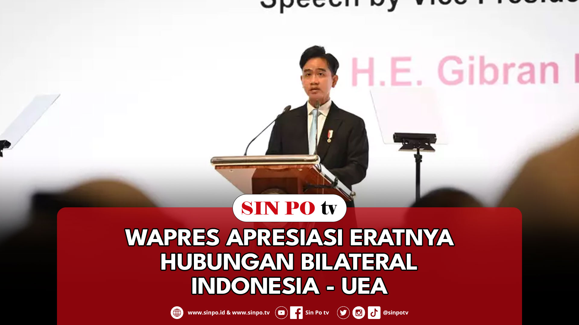 Wapres Apresiasi Eratnya Hubungan Bilateral Indonesia - UEA