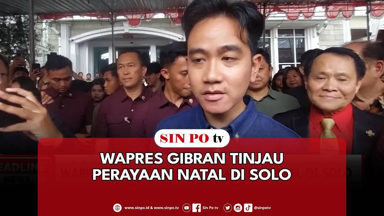 Wapres Gibran Tinjau Perayaan Natal Di Solo