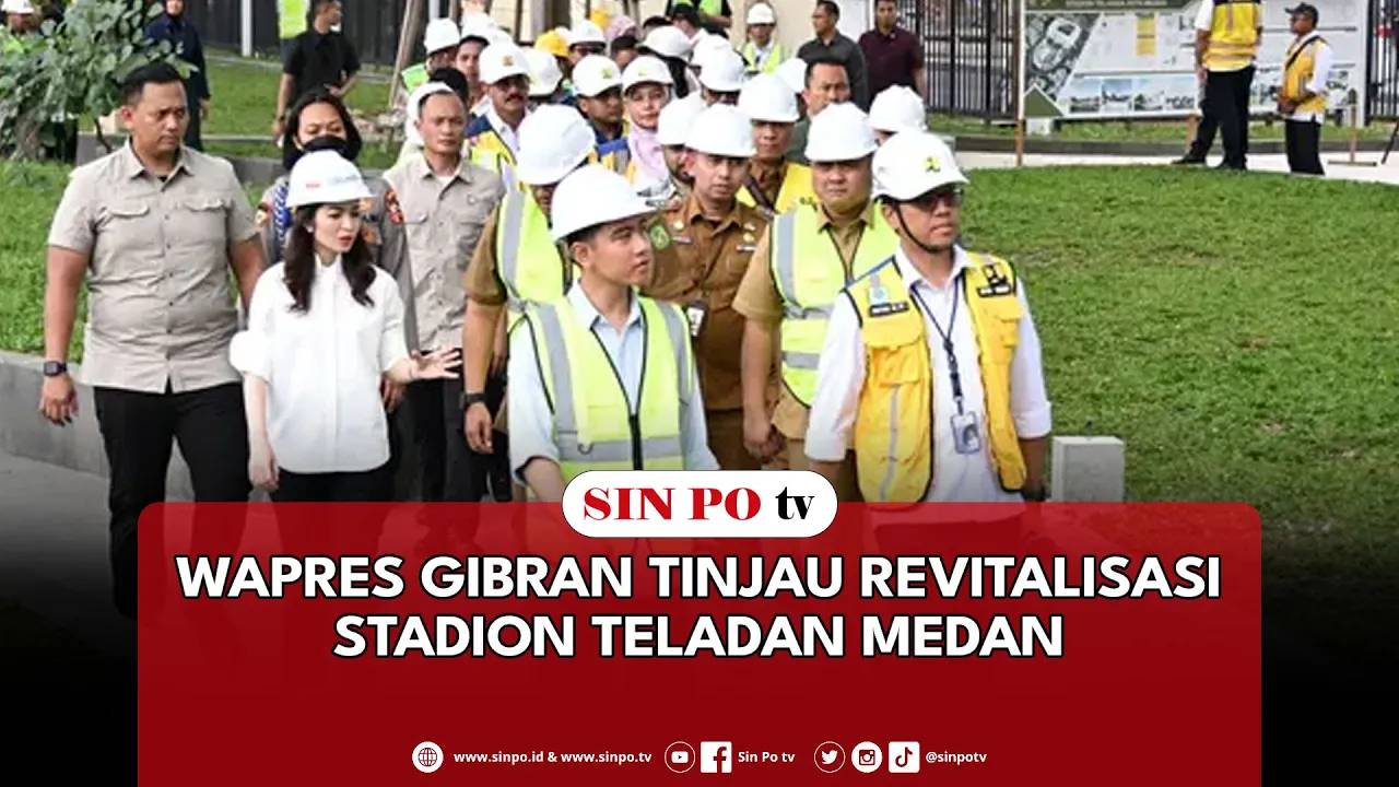 Wapres Gibran Tinjau Revitalisasi Stadion Teladan Medan