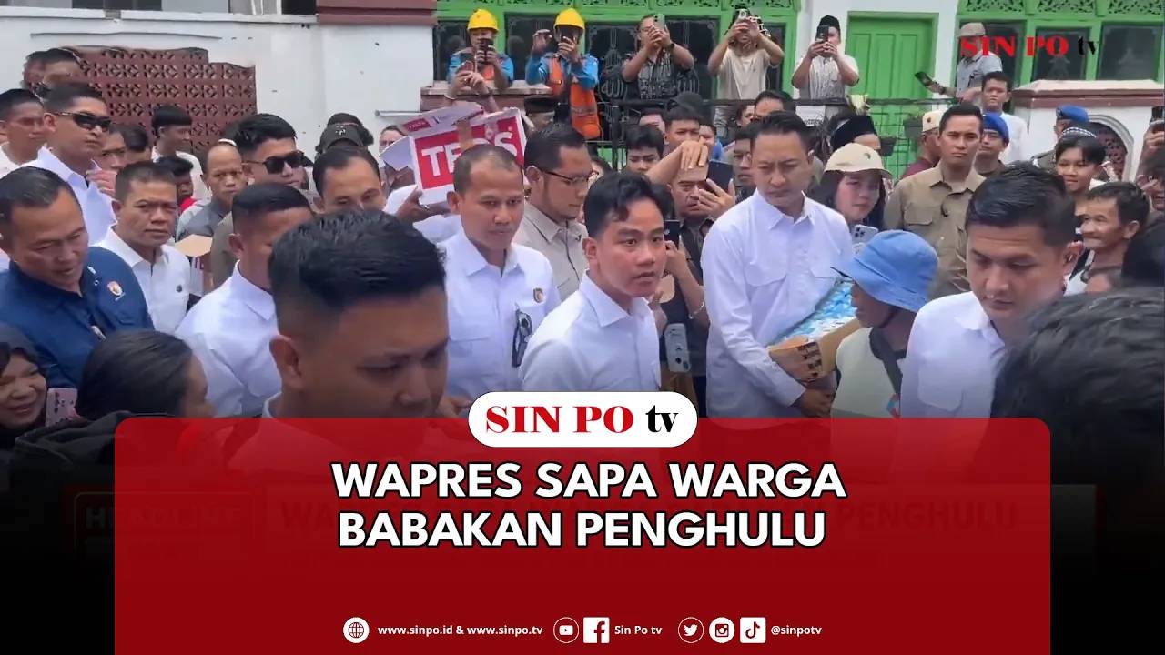 Wapres Sapa Warga Babakan Penghulu