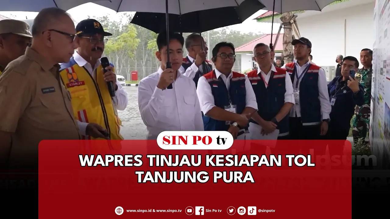 Wapres Tinjau Kesiapan Tol Tanjung Pura