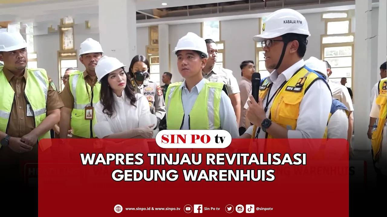 Wapres Tinjau Revitalisasi Gedung Warenhuis