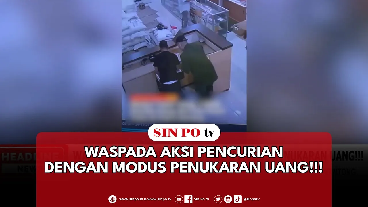 Waspada Aksi Pencurian Dengan Modus Penukaran Uang!!!