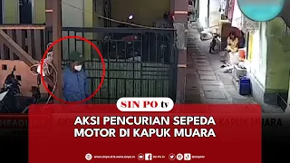 Aksi Pencurian Sepeda Motor Di Kapuk Muara