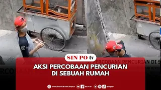 Aksi Percobaan Pencurian Di Sebuah Rumah