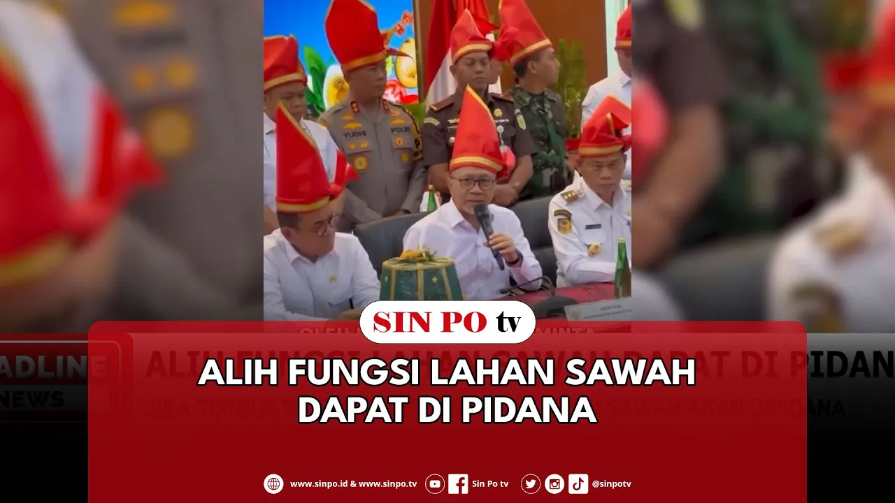 Alih Fungsi Lahan Sawah Dapat Di Pidana