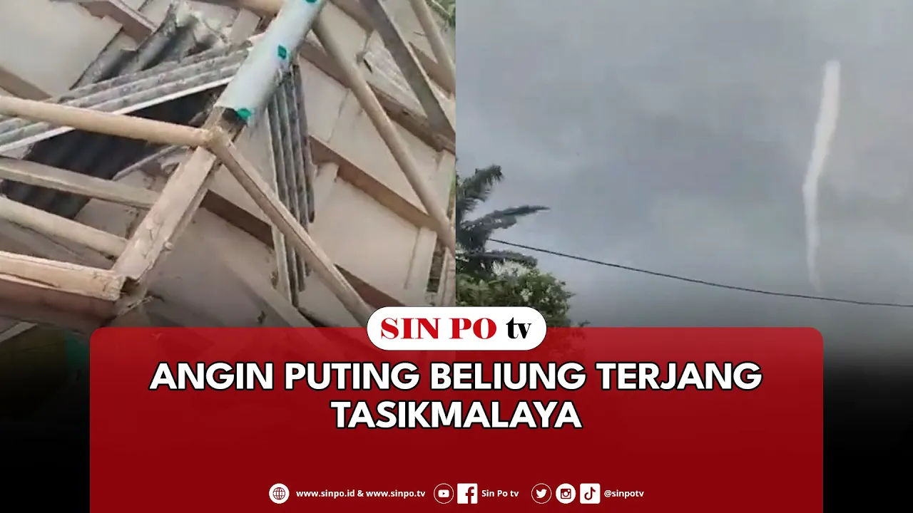 Angin Puting Beliung Terjang Tasikmalaya